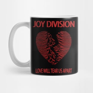 Joy Division - Love Will (Red) Mug